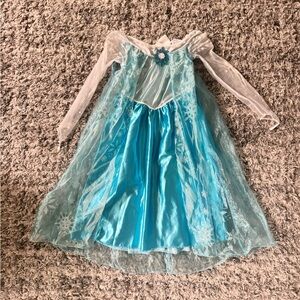Kids Frozen Elsa Costume - Blue